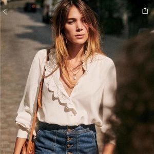 Sezane Chloe Button Up Shirt